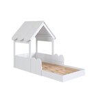 Cama Infantil Montessoriana Com Casinha Infanto Branco