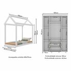 Cama Infantil Montessoriana Com Colchão Incluso E Guarda-roup