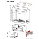 Cama Infantil Montessoriana Com Colchão Incluso E Mesa De Cab