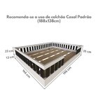 Cama Infantil Montessoriana Cori Casal Yescasa Branco/preto