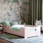 Cama Infantil Montessoriana Encanto Com Proteção Lateral Para