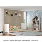 Cama Infantil Montessoriana Garden C/grades Natural/branco -
