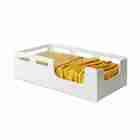 Cama Infantil Montessoriana Juvenil Com Colchão Lika Branca