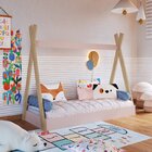 Cama Infantil Montessoriana Mdp Cabana