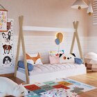 Cama Infantil Montessoriana Mdp Cabana