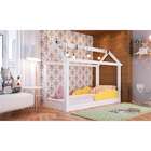 Cama Infantil Montessoriana Nuvem I Branca E Amarela