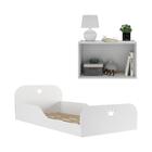 Cama Infantil Montessoriana P/ Colchão 88 X 188cm E Mesa De C