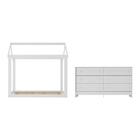 Cama Infantil Montessoriana Para Colchão 150 X 70cm Com Cômod