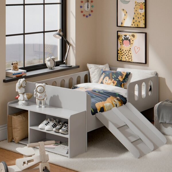 Cama Infantil Montessoriana Quarto De Criança Com Nicho Escad