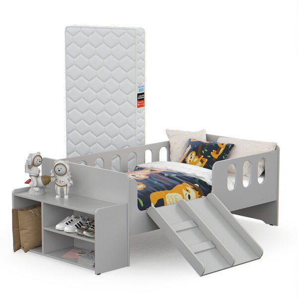 Cama Infantil Montessoriana Quarto De Criança Com Nicho Escad