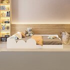 Cama Infantil Montessoriana Solteiro Cloud Branco