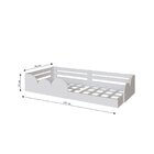Cama Infantil Montessoriana Solteiro Cloud Branco