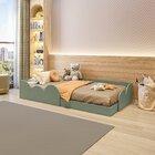 Cama Infantil Montessoriana Solteiro Cloud Verde