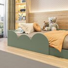 Cama Infantil Montessoriana Solteiro Cloud Verde