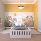Cama Infantil Montessoriana Solteiro Cori Yescasa Branco