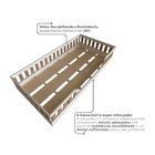 Cama Infantil Montessoriana Solteiro Cori Yescasa Branco/carv