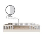 Cama Infantil Montessoriana Solteiro Cori Yescasa Branco/cinz
