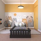 Cama Infantil Montessoriana Solteiro Cori Yescasa Preto