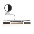 Cama Infantil Montessoriana Solteiro Lua Branco/preto