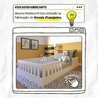 Cama Infantil Montessoriana Solteiro Sol Branco