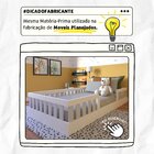 Cama Infantil Montessoriana Solteiro Sol Branco/cinza Cristal