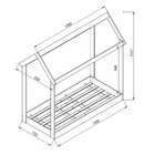 Cama Infantil Montessoriano Branca