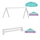 Cama Infantil Montessoriano Com Telhado Vi Branco - Casatema