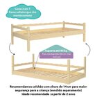 Cama Infantil Montessoriano Com Telhado Vi - Casatema