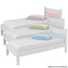 Cama Infantil Multicores D802 - Rodial - Branco / Colorido