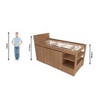 Cama Infantil Multifuncional Cm8021 Amêndoa  Amendoa