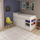 Cama Infantil Multifuncional Cm8021 Amêndoa  Branco