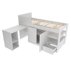 Cama Infantil Multifuncional Cm8021 Amêndoa  Branco