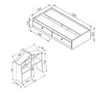 Cama Infantil Multifuncional Meu Fofinho Branca