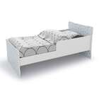 Cama Infantil New Baby Branca E Azul