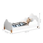 Cama Infantil Nuvem Lara Branco E Mel