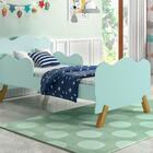 Cama Infantil Nuvenzinha Verde Com Colchão