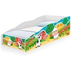 Cama Infantil Play Fazendinha Colorida Com Colchão