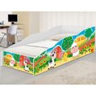 Cama Infantil Play Fazendinha Colorida Com Colchão