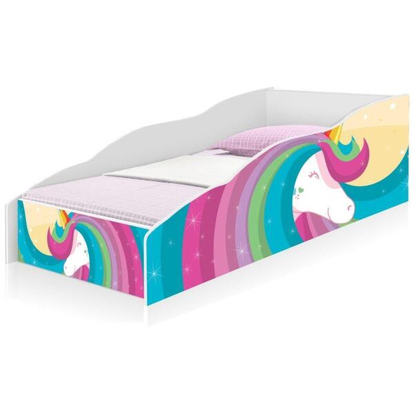 Cama Infantil Play Unicórnio Arco Íris