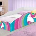 Cama Infantil Play Unicórnio Arco Íris com Colchão