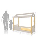 Cama Infantil Poppy Branco Com Led