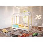 Cama Infantil Poppy Branco/menta Com Led