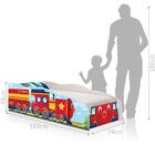 Cama Infantil Premium Kids Trem Piuí Express Com Colchão