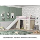 Cama Infantil Prime Alta Ii Com Escorregador E Tenda Casatema