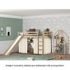 Cama Infantil Prime Alta Ii Com Escorregador E Tenda Casatema