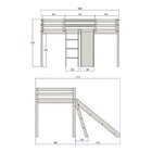 Cama Infantil Prime Com Escorregador, Tenda E Telhado Ii - Ca