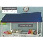 Cama Infantil Prime Com Grade De Proteção, Telhado Casatema