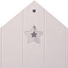 Cama Infantil Prime Com Telhado Iii New E Kit Escadinha Bran