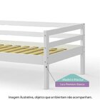 Cama Infantil Prime Com Telhado Inclinado Lua E Kit Escadinha