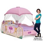 Cama Infantil Princesas Original Disney Star Com Dossel Pura